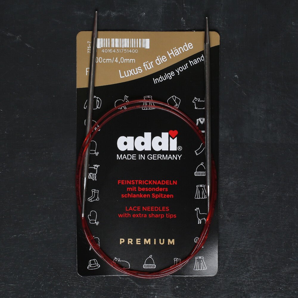 Addi 4,0mm 100cm Misinalı Dantel Şişi - 775-7 - Hobium
